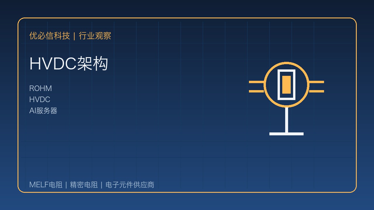 优必信科技关注ROHM AI服务器BBU方案:HVDC架构带动高可靠阻容感需求